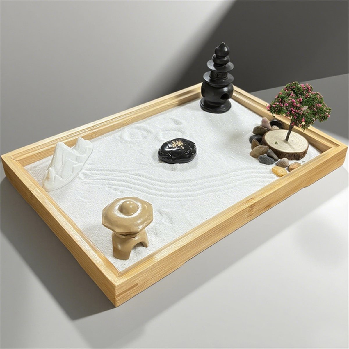 Bonsai Garden Rake - 618 Mega İndirimli Beyaz Kumlu Japon