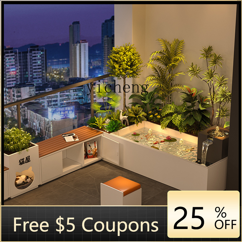 Bahçe Balkon Çiçek Kutusu Otur - Bonsai Garden Fountain incelemesi ve fiyatı