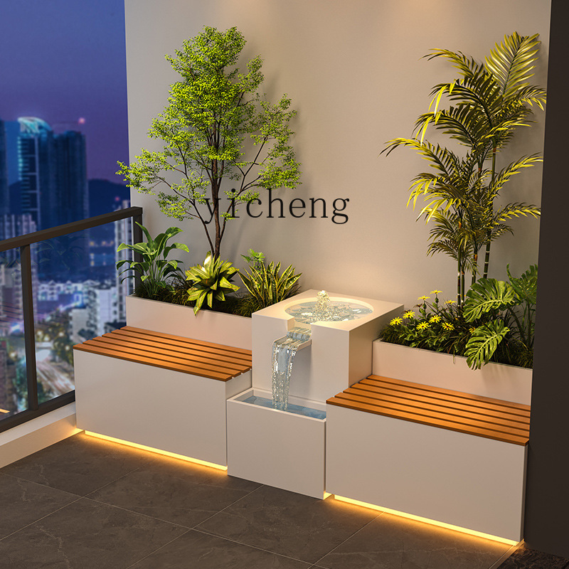 Bahçe Balkon Çiçek Kutusu Otur - Bonsai Garden Fountain incelemesi ve fiyatı