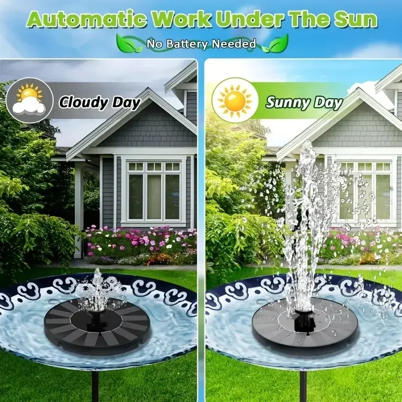 13/16/18cm Güneş Enerjili Fısk - Bonsai Garden Fountain incelemesi ve fiyatı