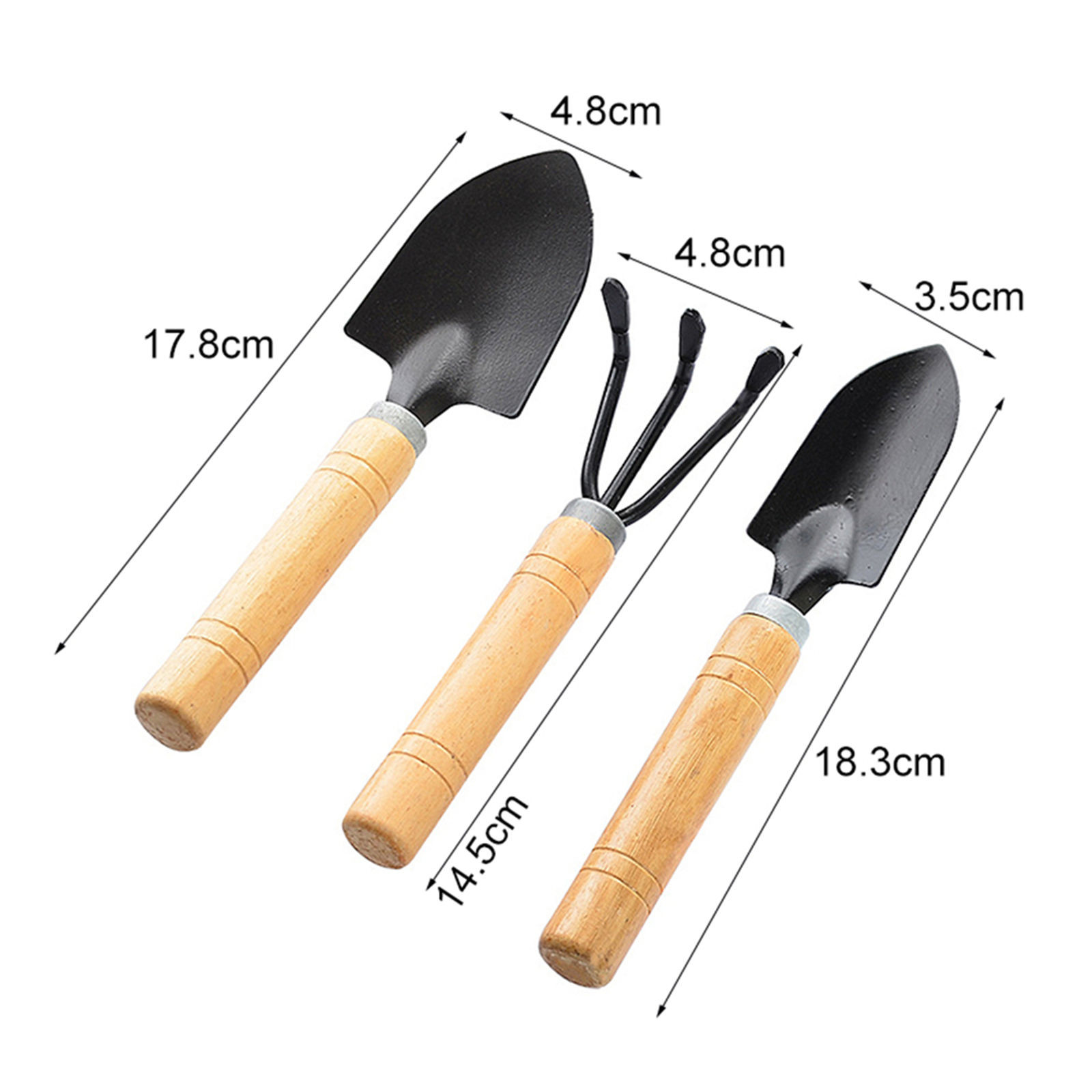 3 Parçalı Mini Bahçe Aletleri  - Bonsai Garden Rake incelemesi ve fiyatı
