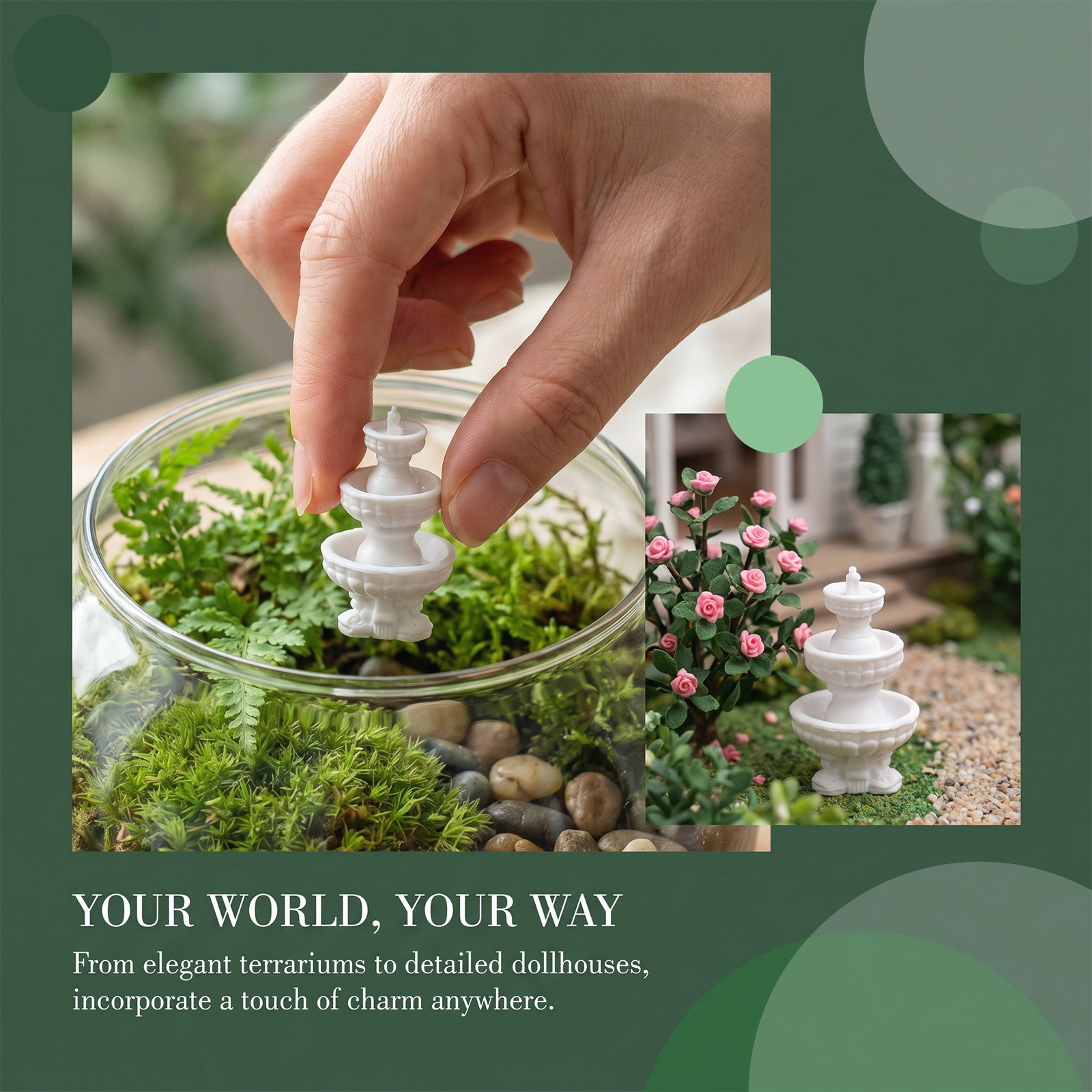 Peyzaj Çeşmesi Plastik Mini Çe - Bonsai Garden Fountain incelemesi ve fiyatı
